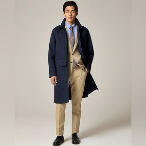 J.Crew Rivington car coat in water-resistant cotton twill